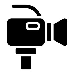 Record content Solid Icon