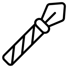 Spear Line Icon