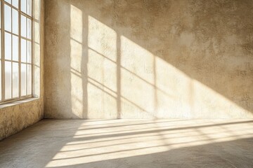 Empty Room with Window and Wall
