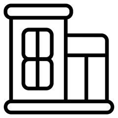 Business center Line Icon