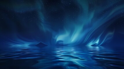 Digital Technology Aurora Starlight poster background