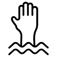 Obraz premium Need help Line Icon