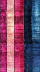 Pastel Ikat Stripes Pattern, vibrant colors, modern flat design, seamless texture, ideal for textiles and home decor applications
