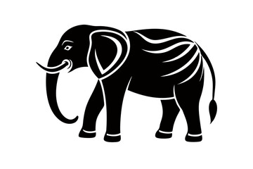 Creative animal vector illustration with white background