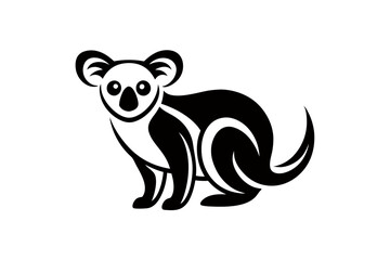 Creative animal vector illustration with white background