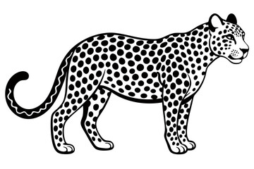 Creative animal vector illustration with white background