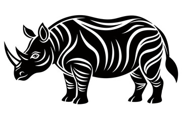 Creative animal vector illustration with white background
