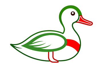 Creative animal vector illustration with white background