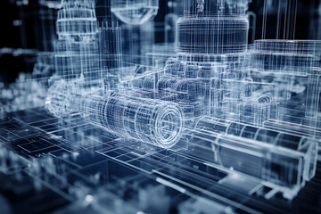 Obraz premium Exploring the essential role of mechanical engineers in optimizing production processes across industries