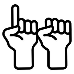 Motivations Line Icon