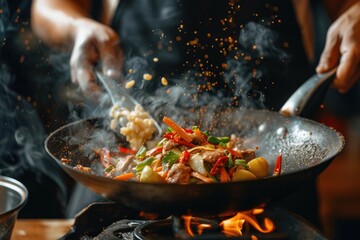 Filipino cooking person food.
