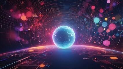 Tech, AI, data, audio, graphics, and more all have digital backgrounds.-