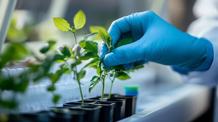 Plant DNA Analysis in a Laboratory