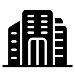 Infrastructure city Solid Icon