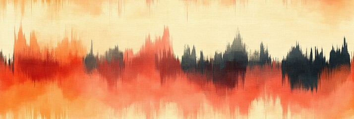 Light Ikat Pattern, elegant and minimalist design, soft color palette, seamless repeat, ideal for textiles and interior decor