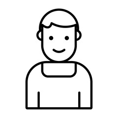 Baby boy icon logo sign set vector outline