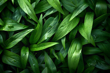 Obraz premium Green grass texture can be use as background