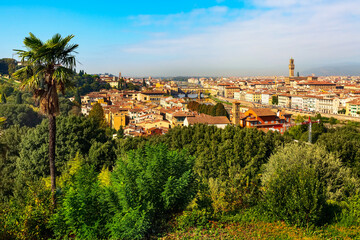 Florence, Italy with Palazzo Vecchio tower