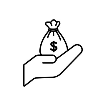 recommend clip art: Loan icon logo sign set vector outline