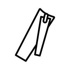 Nail clippers icon logo sign set vector outline