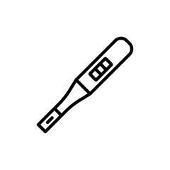 Pregnancy test icon logo sign set vector outline