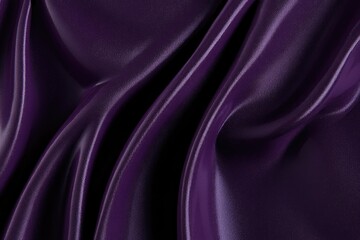 Fototapeta premium Elegant Dark Purple Fabric Background for Minimalistic Design and Print