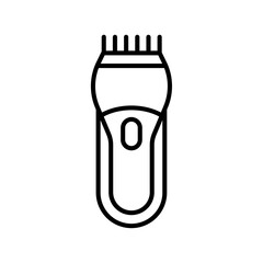 Trimmer icon logo sign set vector outline