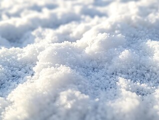 Close-up image of intricate snowflakes resting on a frosty surface with a soft pastel blue and pink background in winter.