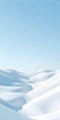 Premium simple white snowy background, ultra high detail, white snowy background, abstract, 3D rendering, high resolution, e-commerce, poster, wallpaper, background, commercial, advertising, cover