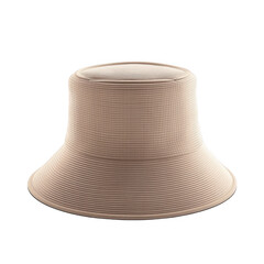 Elegant Beige Ribbed Bucket Hat - Chic and Stylish Sun Protection