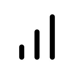 bar_chart icon. Simple vector sign.
