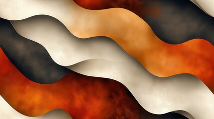 Earthy Warm Camouflage, smooth tan and brown hues, simple flat patterns, ideal for outdoor gear and nature-inspired designs