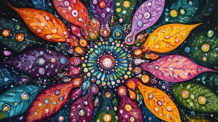 Abstract Flower Mandala