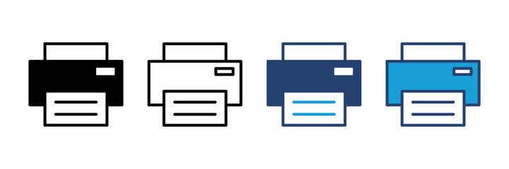 Print icon vector. printer icon vector.