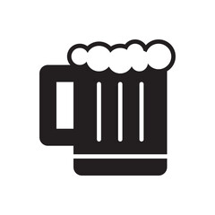 Beer icon. Simple vector sign.