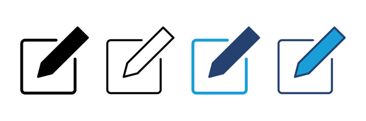 Edit icon vector. edit document icon. edit text icon. pencil. sign up