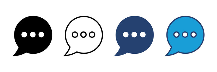 Chat icon vector. speech bubble icon. comment icon vector. message. contact us