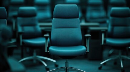 Obraz premium Office Chairs in Meeting Room