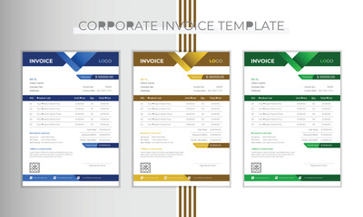 Invoice design template