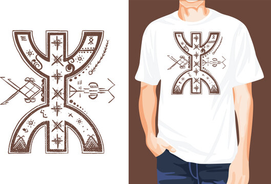 Berber Symbols T-shirt design
