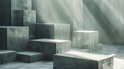 Concrete Cubes with Light Rays