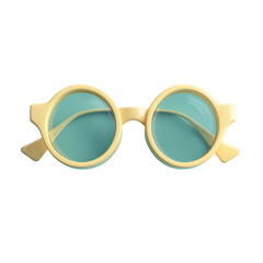 Stylish Retro Round Sunglasses with Pastel Frames