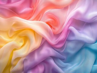 Obraz premium Multicolored Fabric Close-Up