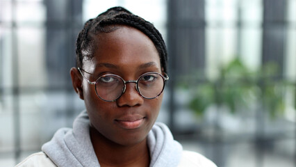 Portrait of a young African American business woman - Black people