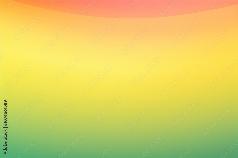 Poster a smooth gradient background transitioning from pink to yellow and green, creating a soft and calmin