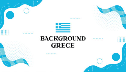 Background mephis grece abstrack wave color flag grece 