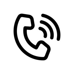 call phone icon. Simple vector sign.