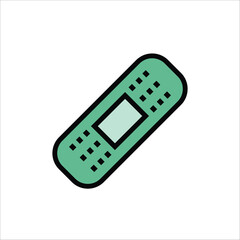 bandage vector icon line template