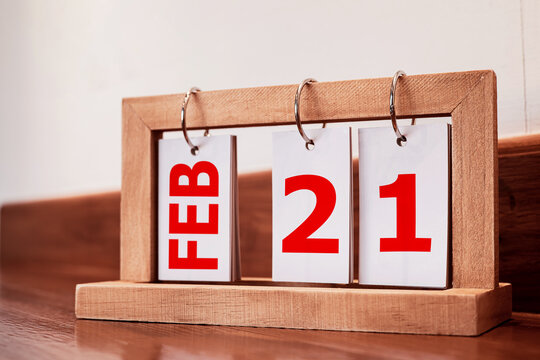 International Mother Language Day, Calendar page 21 February. Important day for promoting the preservation of mother tongues and linguistic diversity.