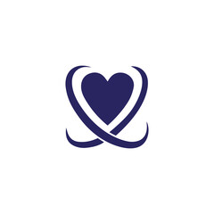 love logo design vector template, Collection of Love Heart Symbol Icons . Love Illustration Set with Solid and Outline Vector Hearts